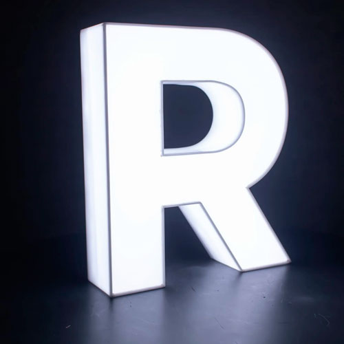 3D Letters Sign